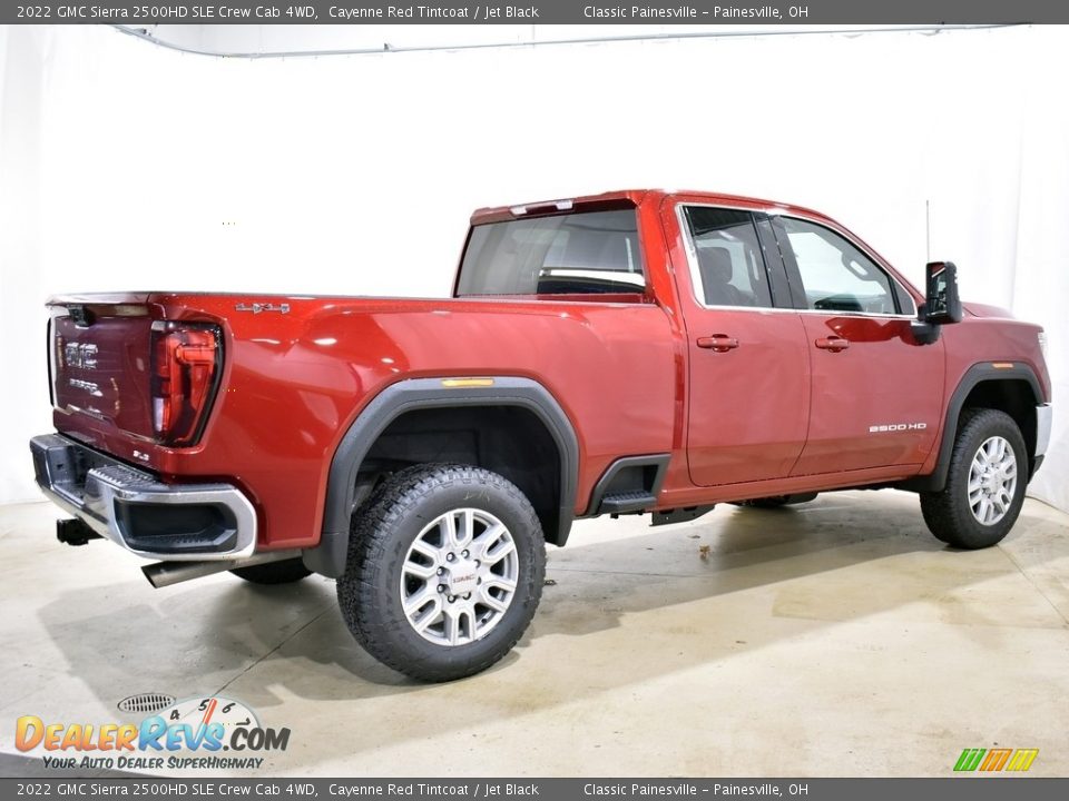 2022 GMC Sierra 2500HD SLE Crew Cab 4WD Cayenne Red Tintcoat / Jet Black Photo #2