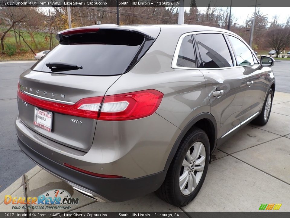 2017 Lincoln MKX Premier AWD Luxe Silver / Cappuccino Photo #6