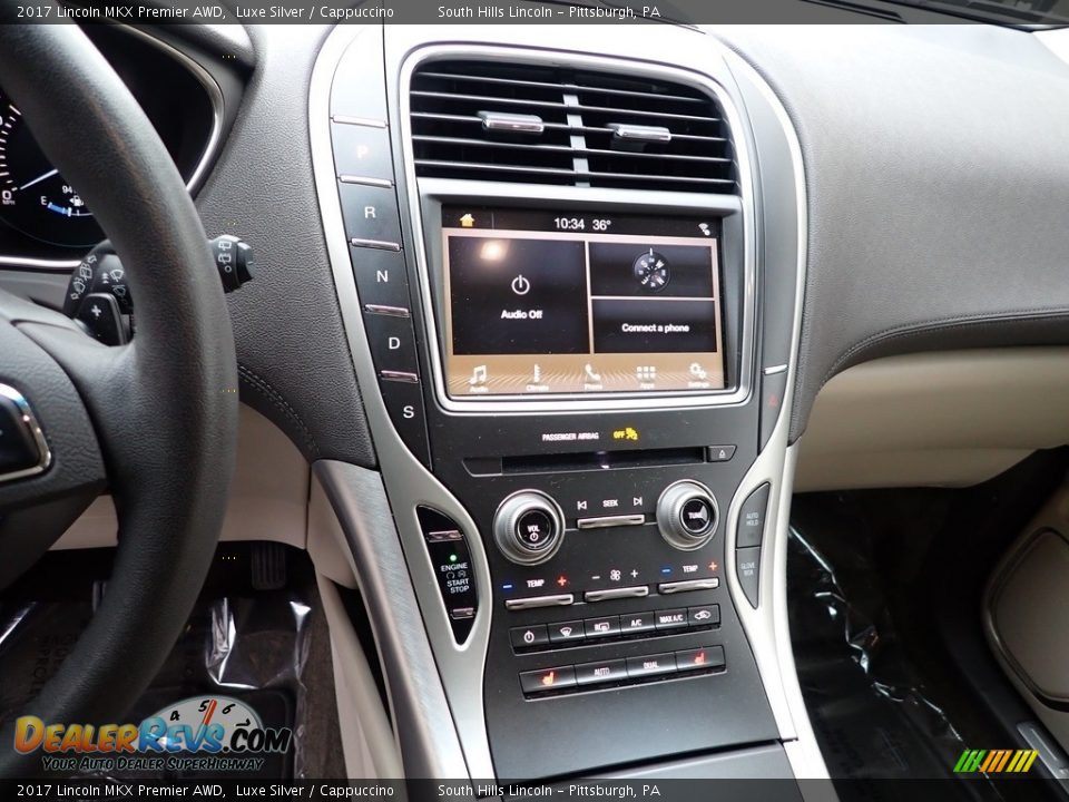 Controls of 2017 Lincoln MKX Premier AWD Photo #22