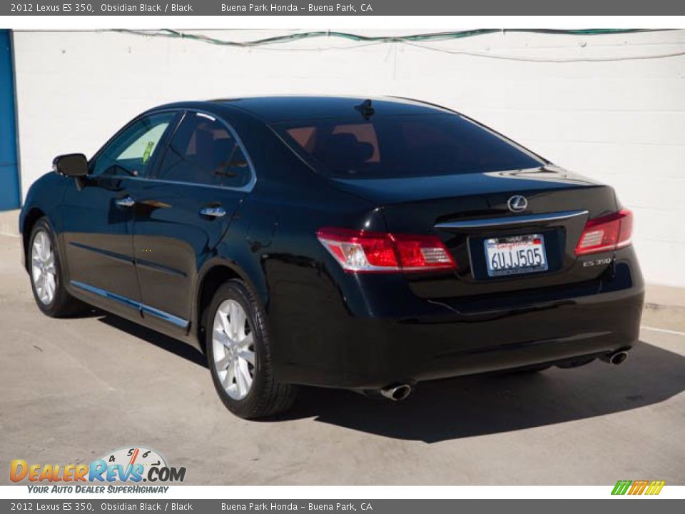 2012 Lexus ES 350 Obsidian Black / Black Photo #2