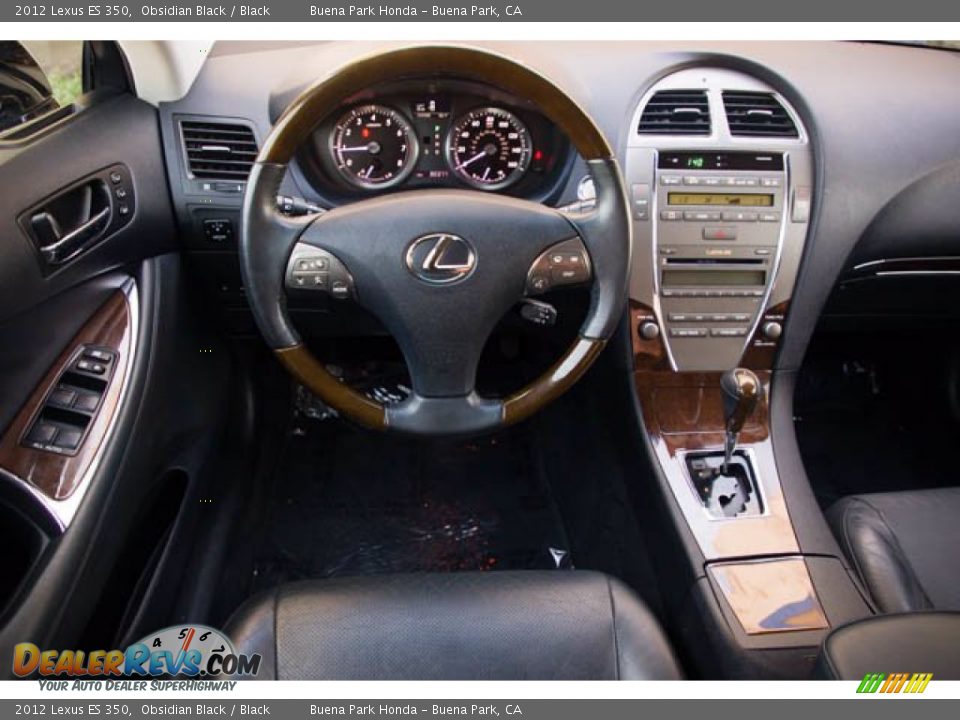 2012 Lexus ES 350 Obsidian Black / Black Photo #5