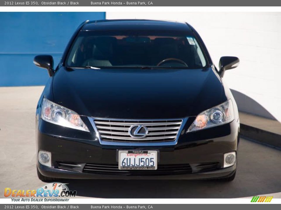 2012 Lexus ES 350 Obsidian Black / Black Photo #7