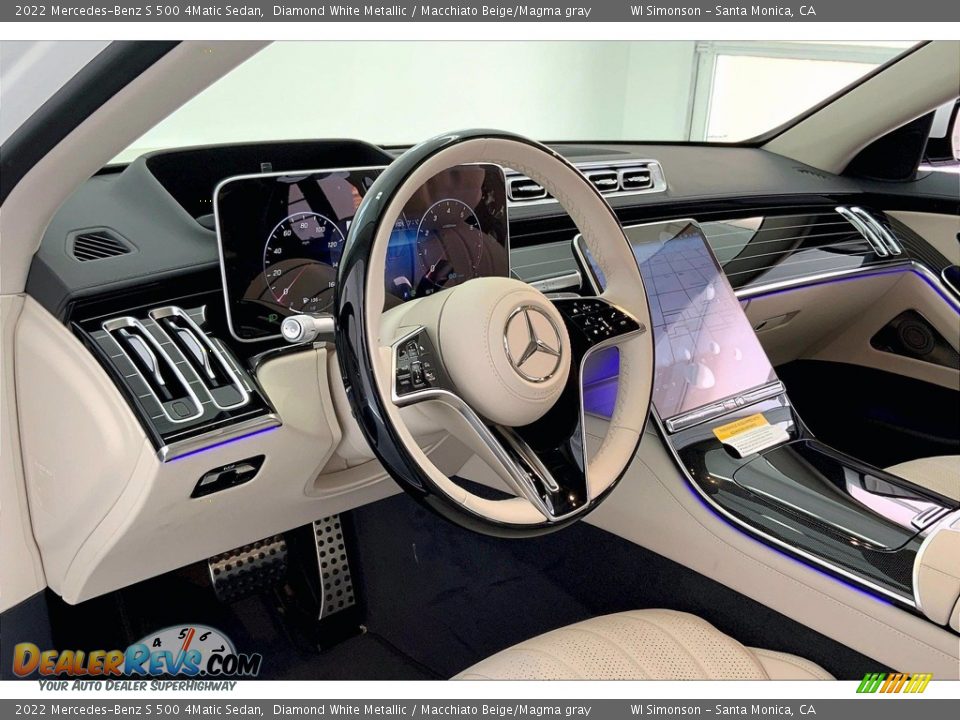 Dashboard of 2022 Mercedes-Benz S 500 4Matic Sedan Photo #4