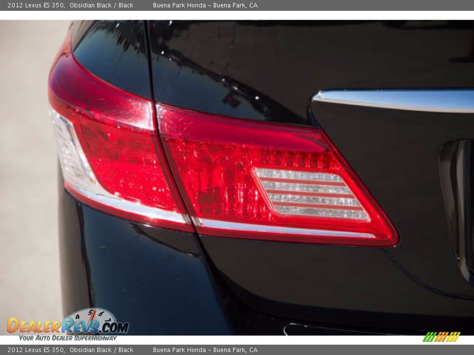 2012 Lexus ES 350 Obsidian Black / Black Photo #10