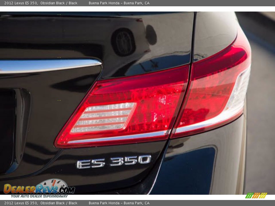 2012 Lexus ES 350 Obsidian Black / Black Photo #11