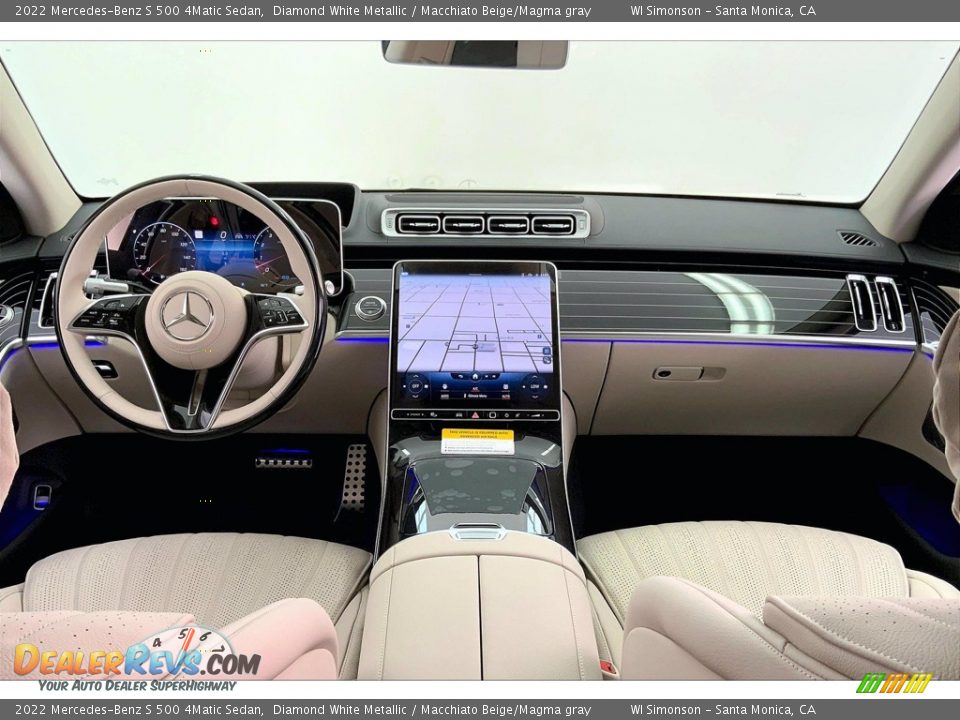 Dashboard of 2022 Mercedes-Benz S 500 4Matic Sedan Photo #6