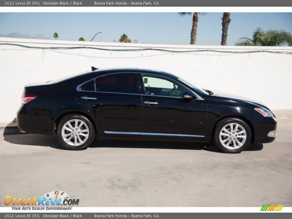 2012 Lexus ES 350 Obsidian Black / Black Photo #12