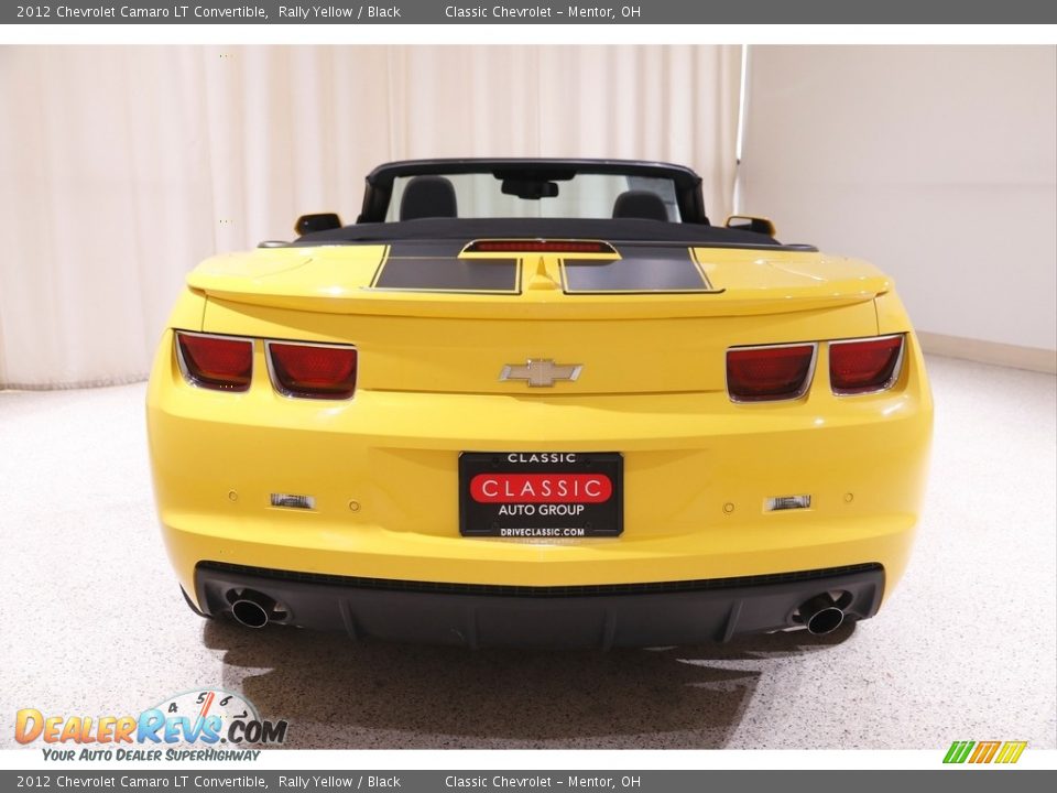 2012 Chevrolet Camaro LT Convertible Rally Yellow / Black Photo #16