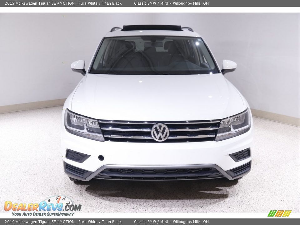 2019 Volkswagen Tiguan SE 4MOTION Pure White / Titan Black Photo #2