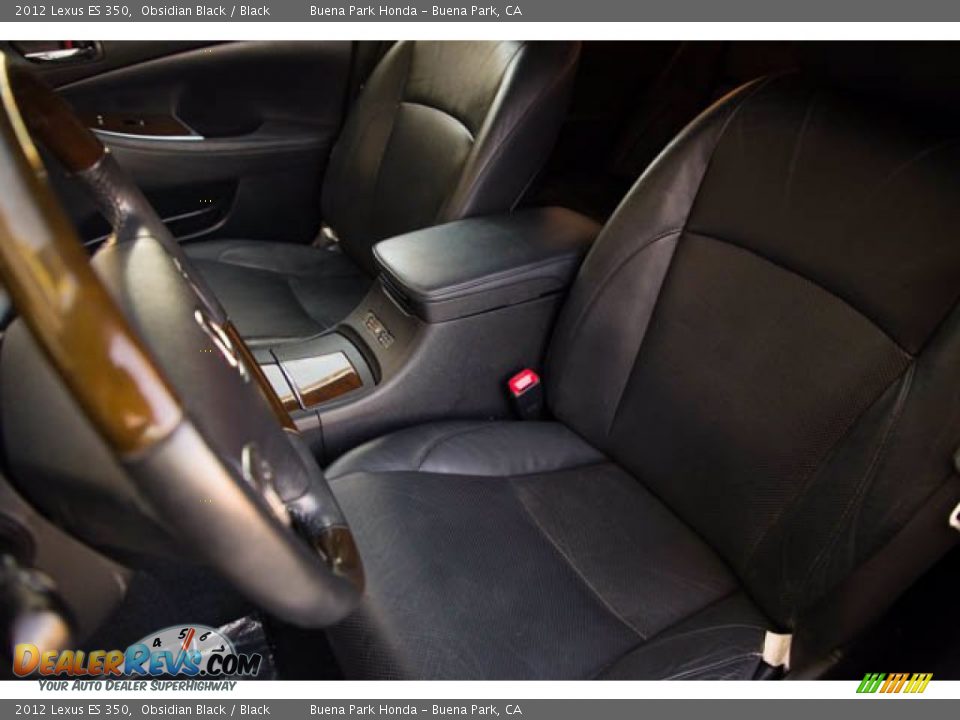 2012 Lexus ES 350 Obsidian Black / Black Photo #17