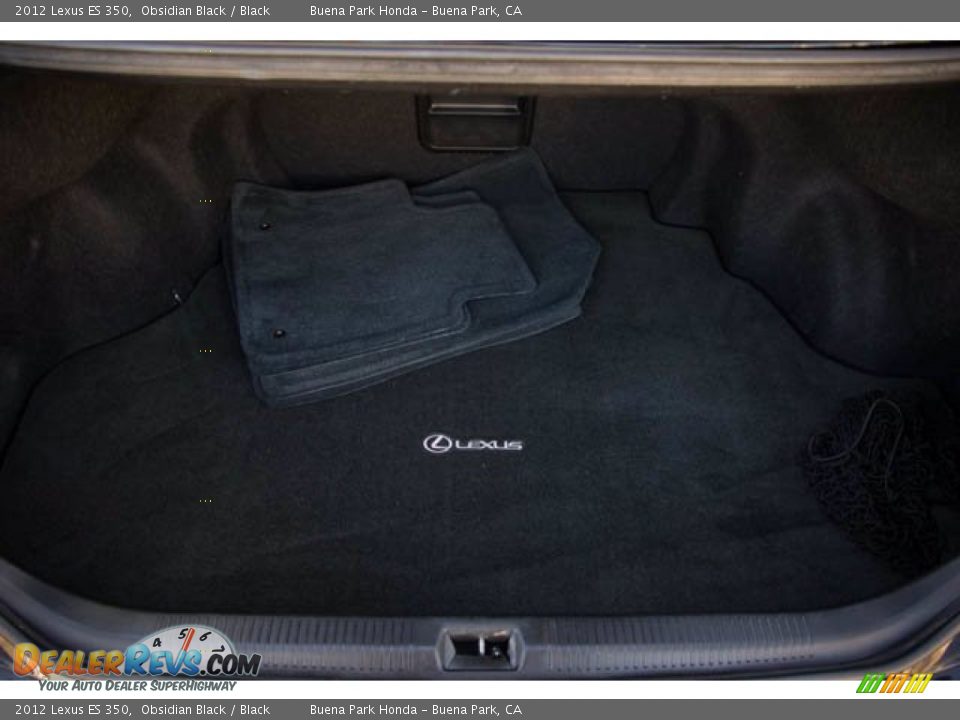 2012 Lexus ES 350 Obsidian Black / Black Photo #20