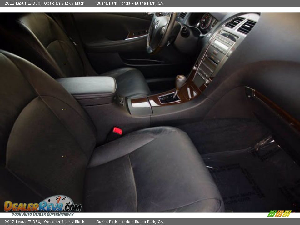 2012 Lexus ES 350 Obsidian Black / Black Photo #23