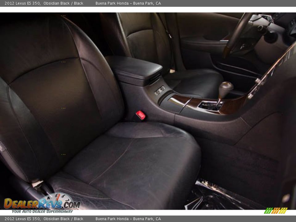 2012 Lexus ES 350 Obsidian Black / Black Photo #24