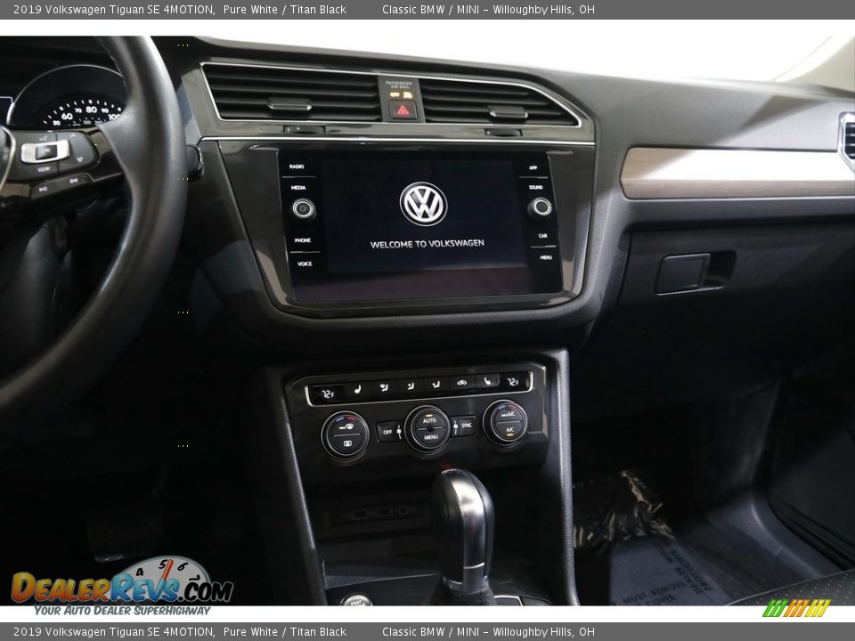 2019 Volkswagen Tiguan SE 4MOTION Pure White / Titan Black Photo #9