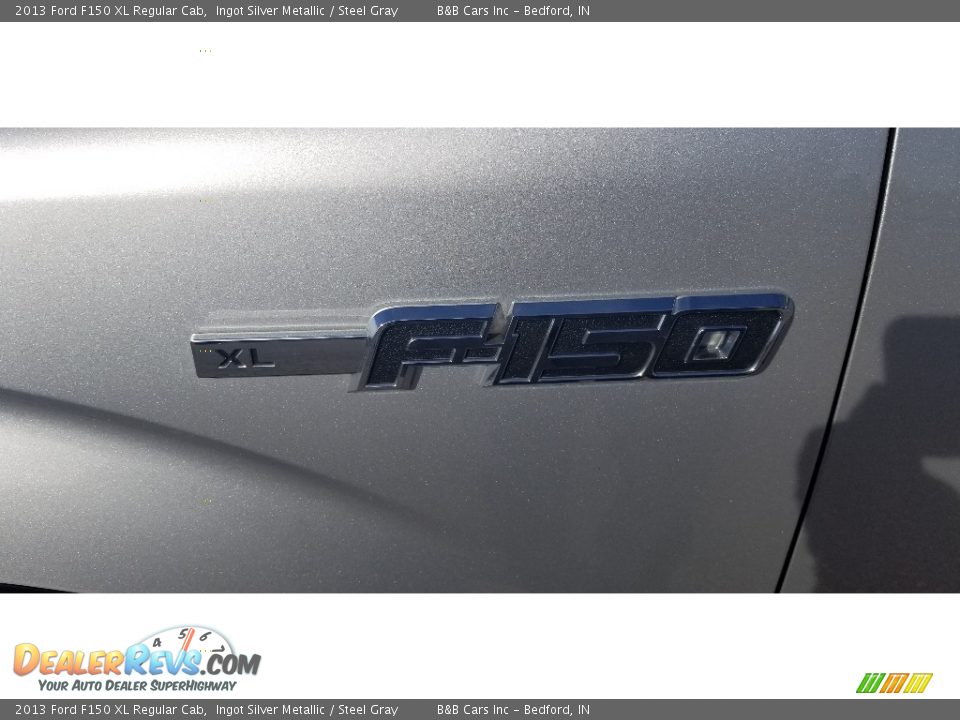 2013 Ford F150 XL Regular Cab Ingot Silver Metallic / Steel Gray Photo #14