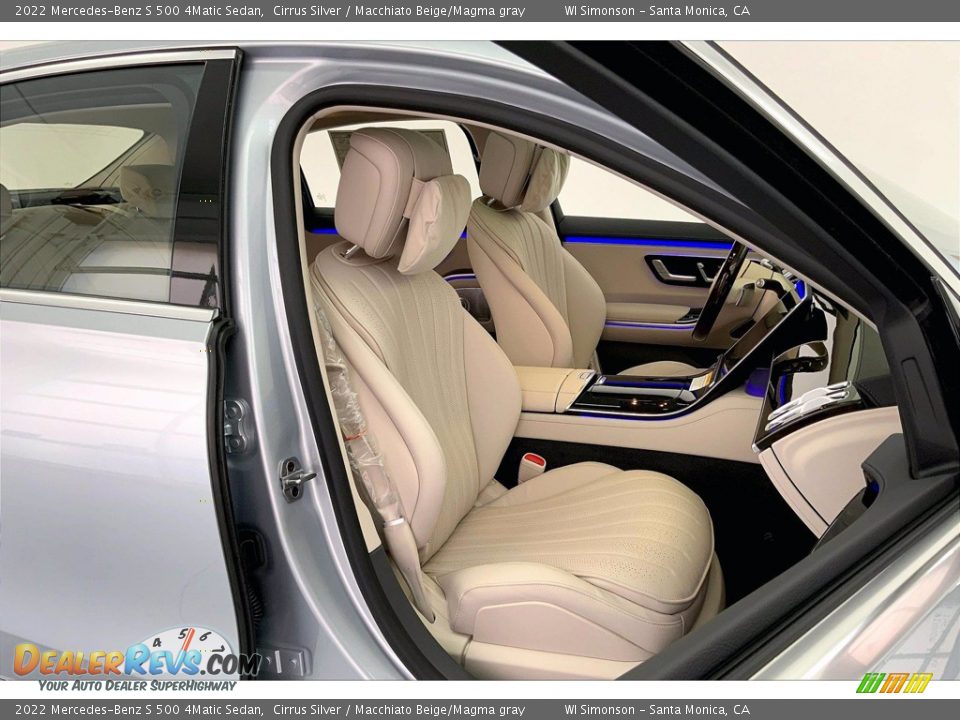 Front Seat of 2022 Mercedes-Benz S 500 4Matic Sedan Photo #5