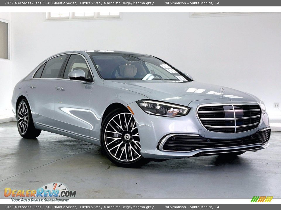 Front 3/4 View of 2022 Mercedes-Benz S 500 4Matic Sedan Photo #12