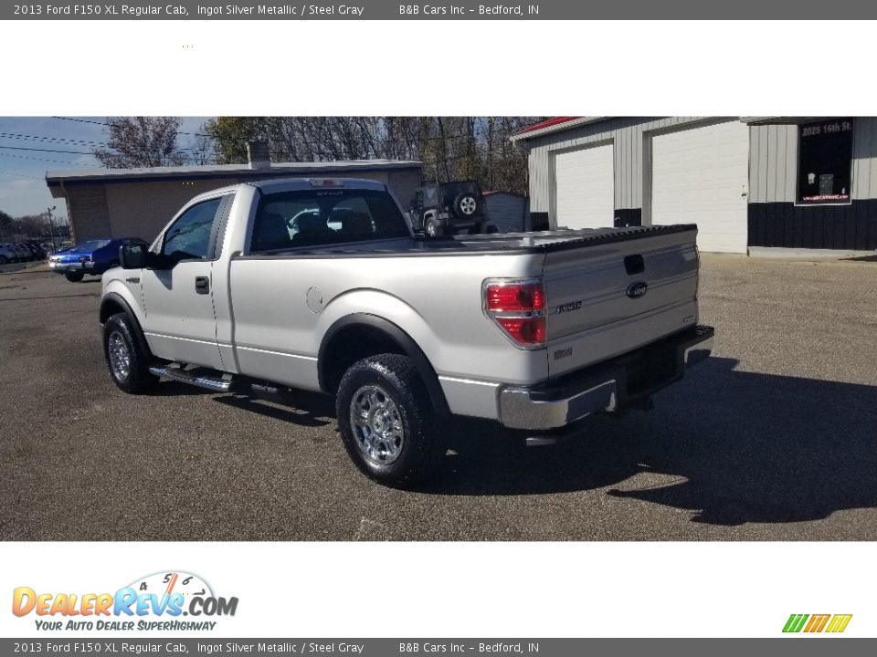 2013 Ford F150 XL Regular Cab Ingot Silver Metallic / Steel Gray Photo #26