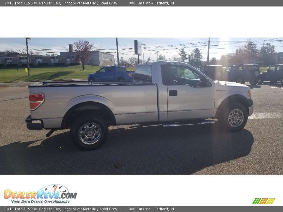 2013 Ford F150 XL Regular Cab Ingot Silver Metallic / Steel Gray Photo #27