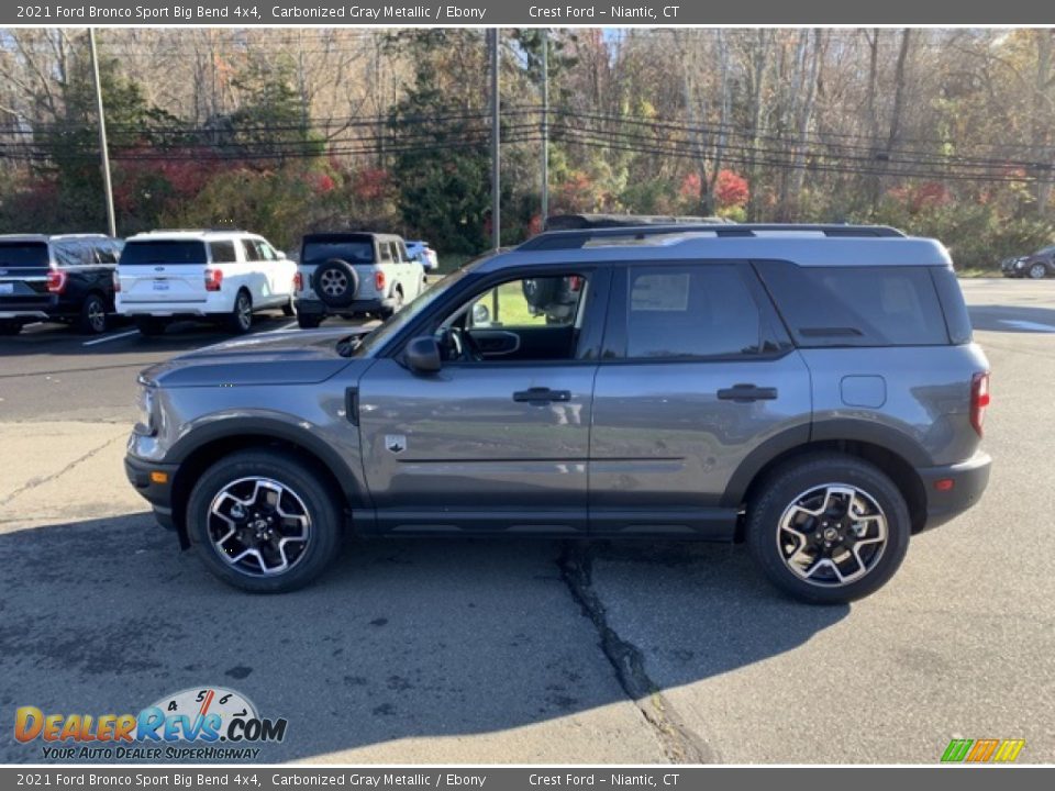 2021 Ford Bronco Sport Big Bend 4x4 Carbonized Gray Metallic / Ebony Photo #3