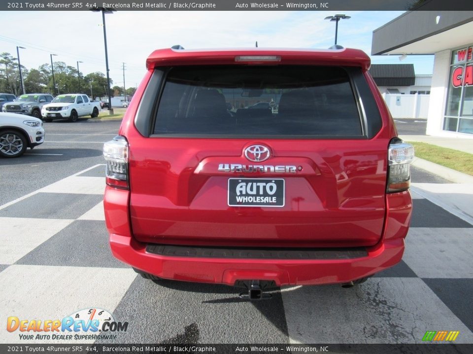 2021 Toyota 4Runner SR5 4x4 Barcelona Red Metallic / Black/Graphite Photo #4