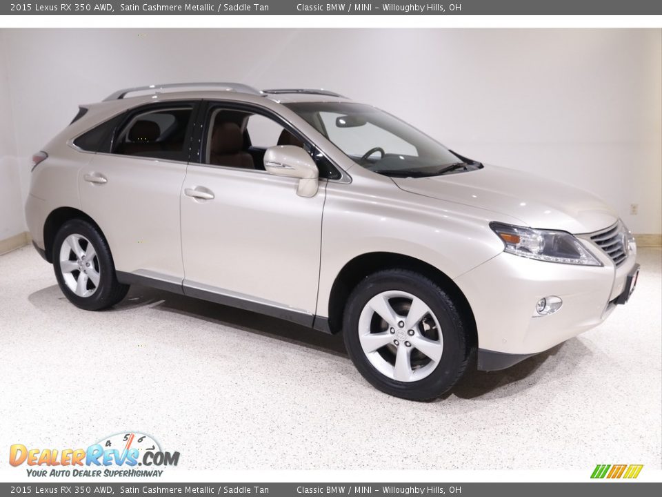 2015 Lexus RX 350 AWD Satin Cashmere Metallic / Saddle Tan Photo #1