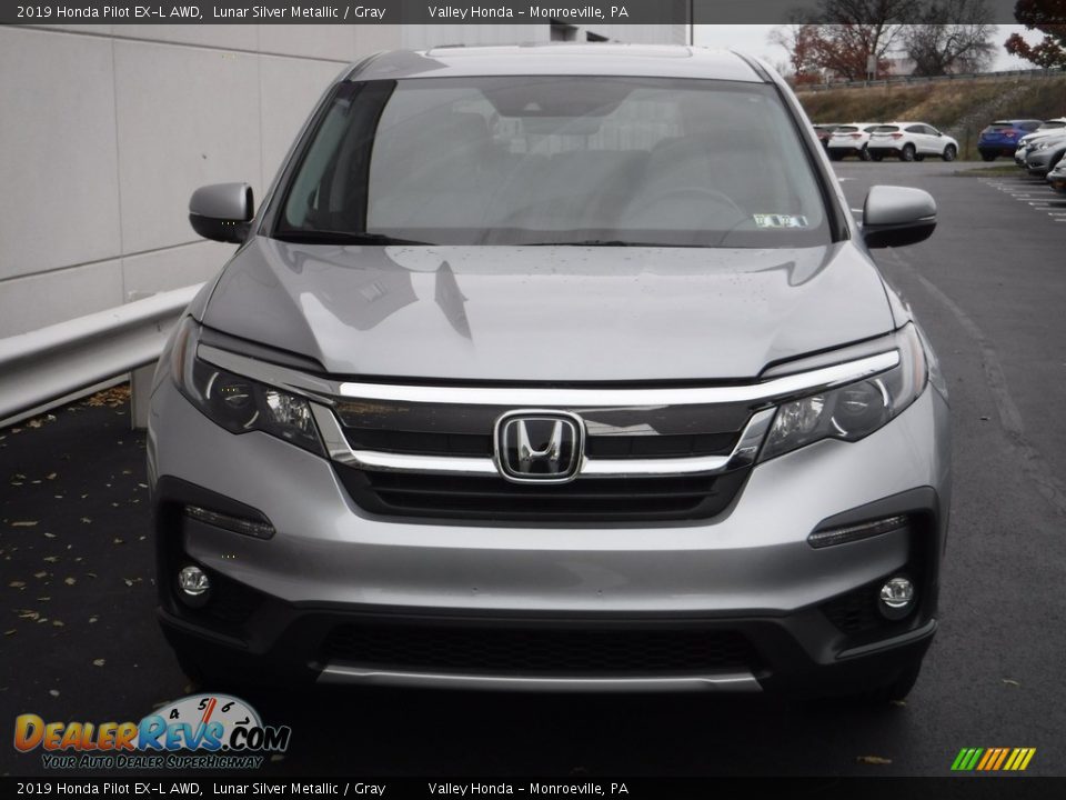 2019 Honda Pilot EX-L AWD Lunar Silver Metallic / Gray Photo #5
