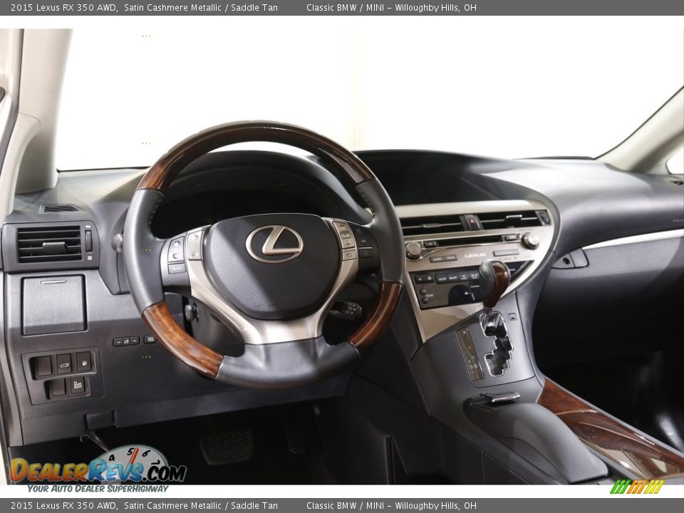 2015 Lexus RX 350 AWD Satin Cashmere Metallic / Saddle Tan Photo #6