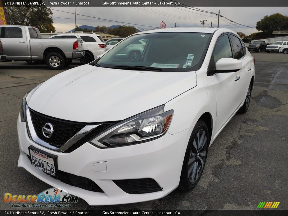 2019 Nissan Sentra SV Fresh Powder / Charcoal Photo #3