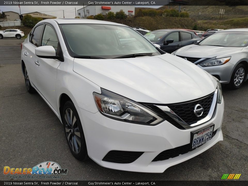 2019 Nissan Sentra SV Fresh Powder / Charcoal Photo #5