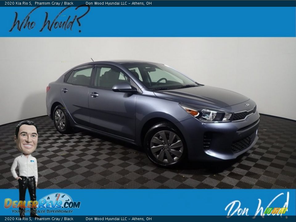 2020 Kia Rio S Phantom Gray / Black Photo #1