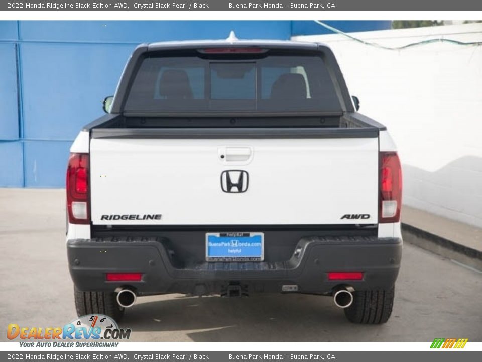 2022 Honda Ridgeline Black Edition AWD Crystal Black Pearl / Black Photo #5