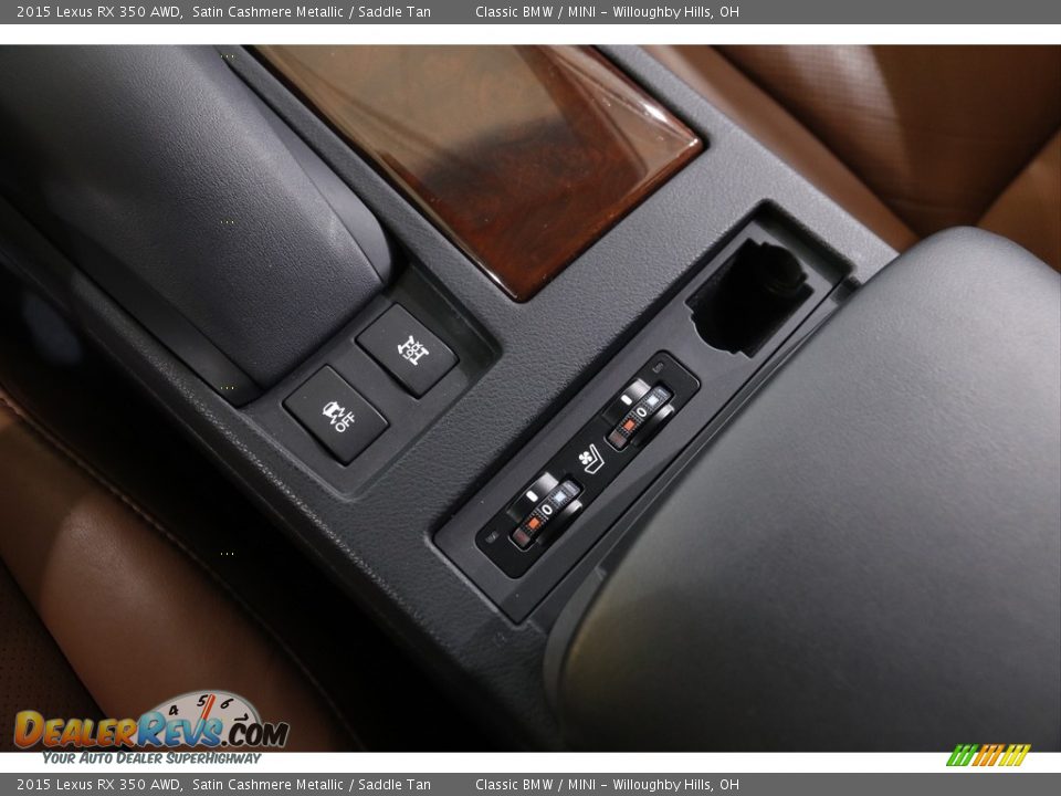 2015 Lexus RX 350 AWD Satin Cashmere Metallic / Saddle Tan Photo #18