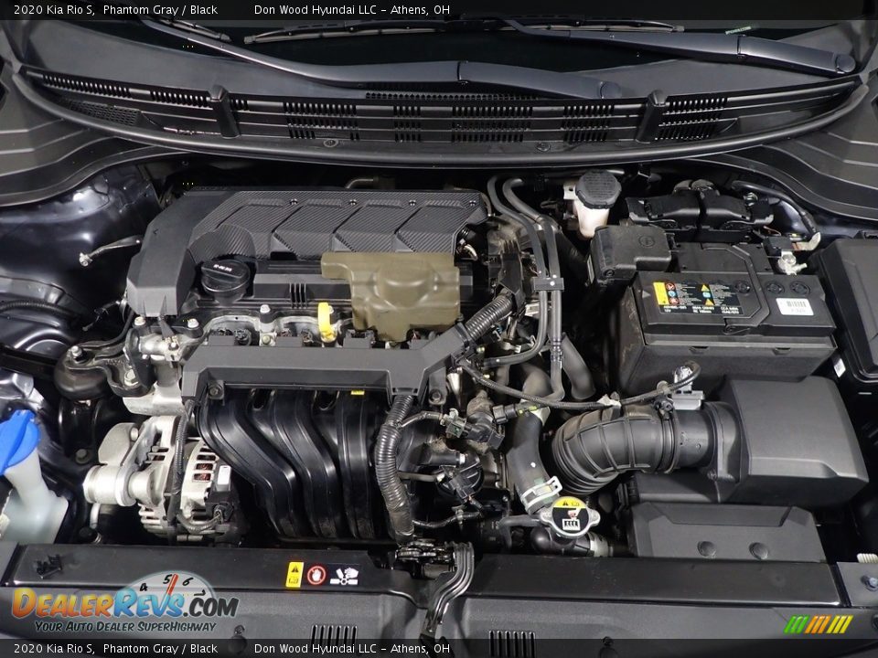 2020 Kia Rio S Phantom Gray / Black Photo #7