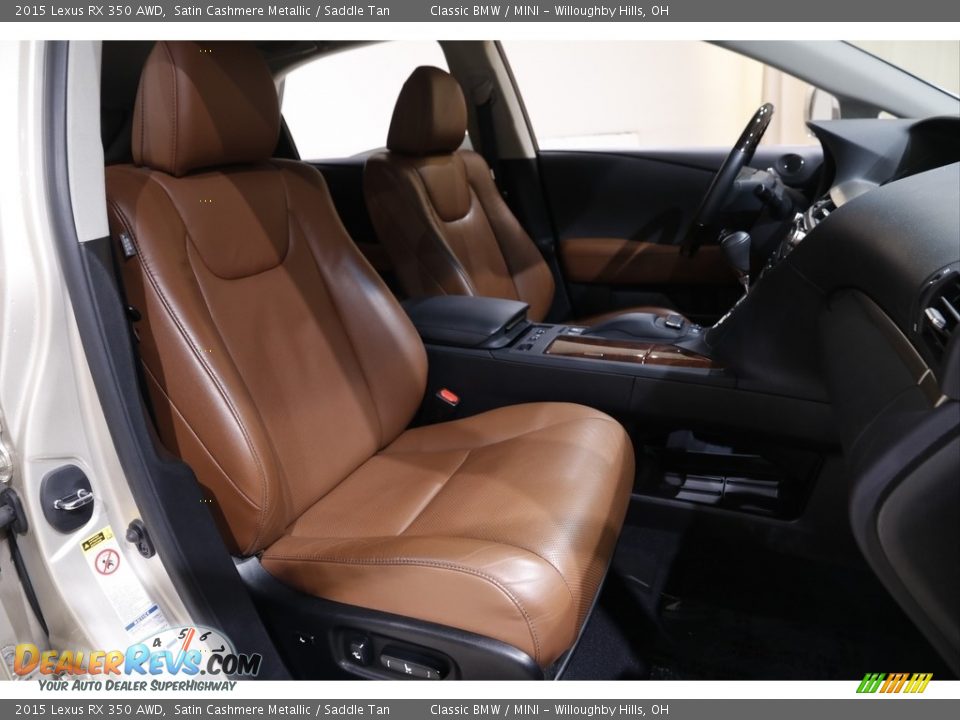2015 Lexus RX 350 AWD Satin Cashmere Metallic / Saddle Tan Photo #19