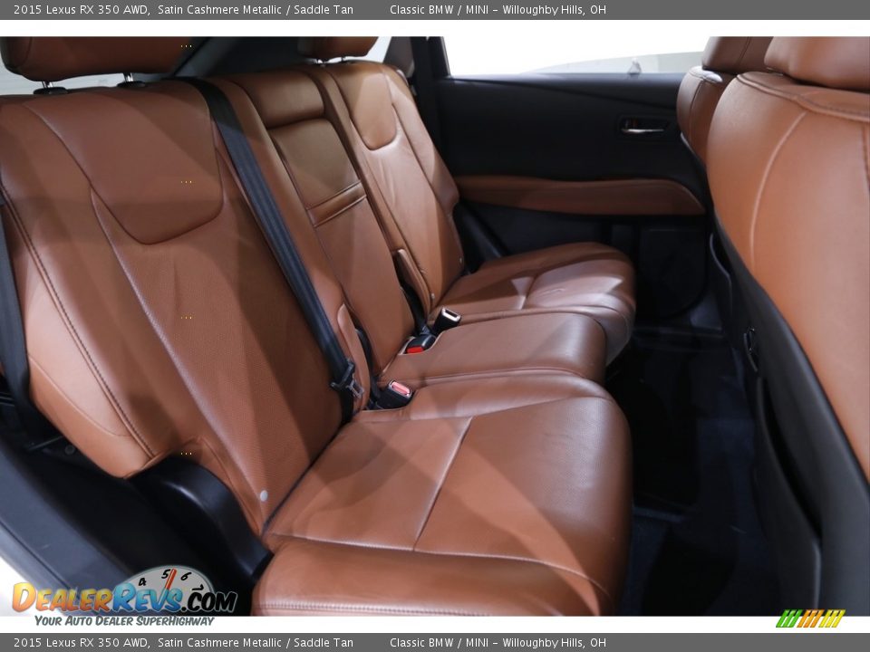 2015 Lexus RX 350 AWD Satin Cashmere Metallic / Saddle Tan Photo #20