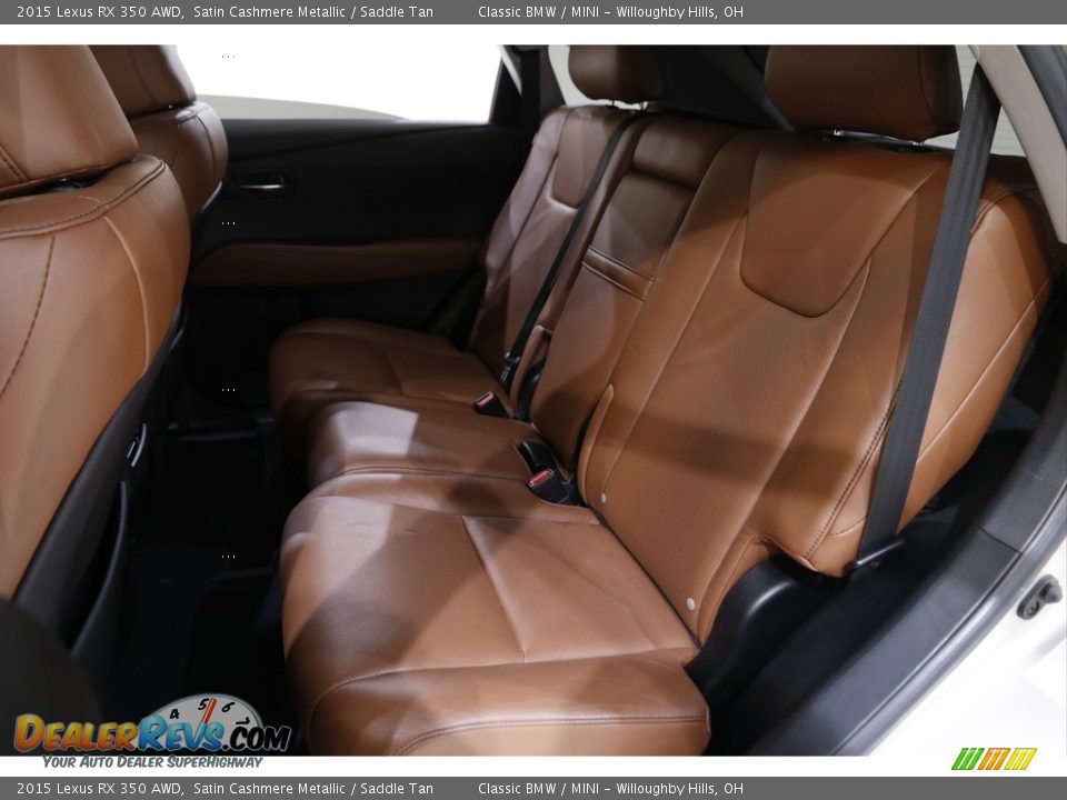 2015 Lexus RX 350 AWD Satin Cashmere Metallic / Saddle Tan Photo #21