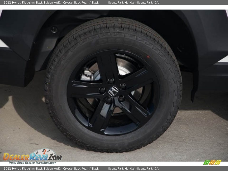 2022 Honda Ridgeline Black Edition AWD Crystal Black Pearl / Black Photo #12