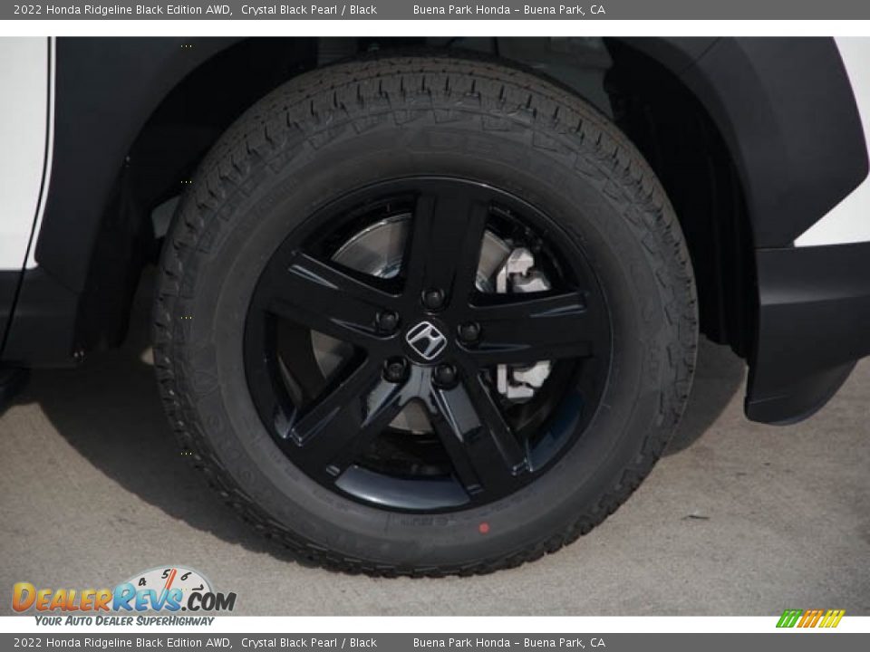 2022 Honda Ridgeline Black Edition AWD Crystal Black Pearl / Black Photo #13