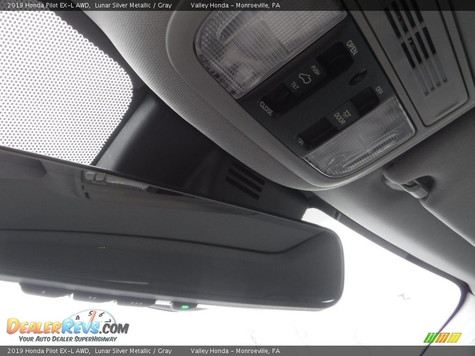 2019 Honda Pilot EX-L AWD Lunar Silver Metallic / Gray Photo #23