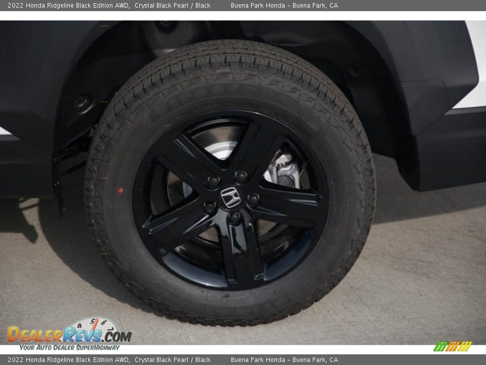 2022 Honda Ridgeline Black Edition AWD Crystal Black Pearl / Black Photo #14