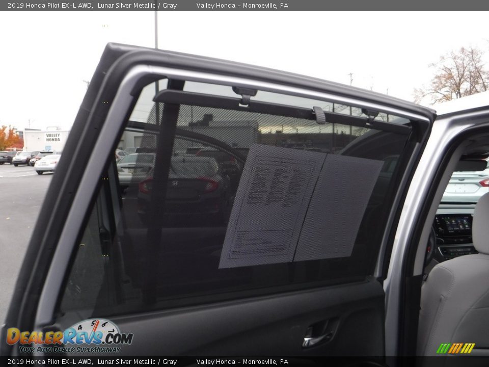 2019 Honda Pilot EX-L AWD Lunar Silver Metallic / Gray Photo #25