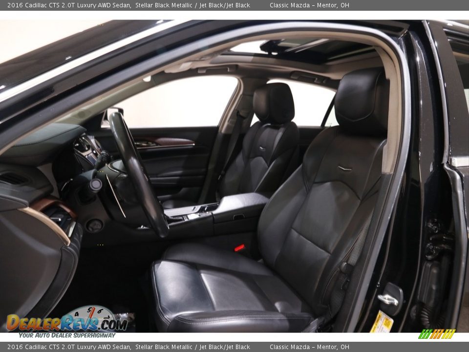 2016 Cadillac CTS 2.0T Luxury AWD Sedan Stellar Black Metallic / Jet Black/Jet Black Photo #5