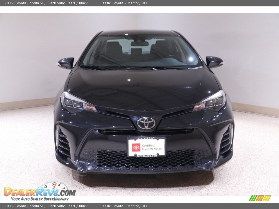 2019 Toyota Corolla SE Black Sand Pearl / Black Photo #2