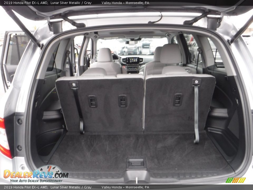 2019 Honda Pilot EX-L AWD Lunar Silver Metallic / Gray Photo #27