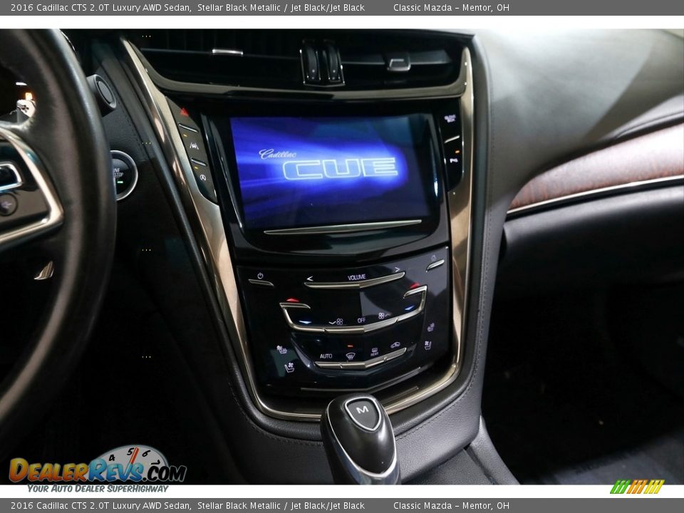 2016 Cadillac CTS 2.0T Luxury AWD Sedan Stellar Black Metallic / Jet Black/Jet Black Photo #9