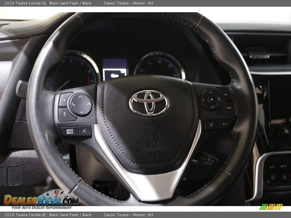 2019 Toyota Corolla SE Black Sand Pearl / Black Photo #7