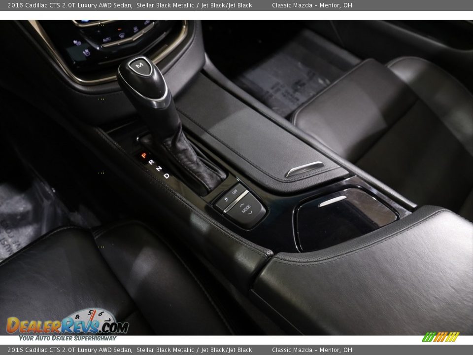 2016 Cadillac CTS 2.0T Luxury AWD Sedan Stellar Black Metallic / Jet Black/Jet Black Photo #14