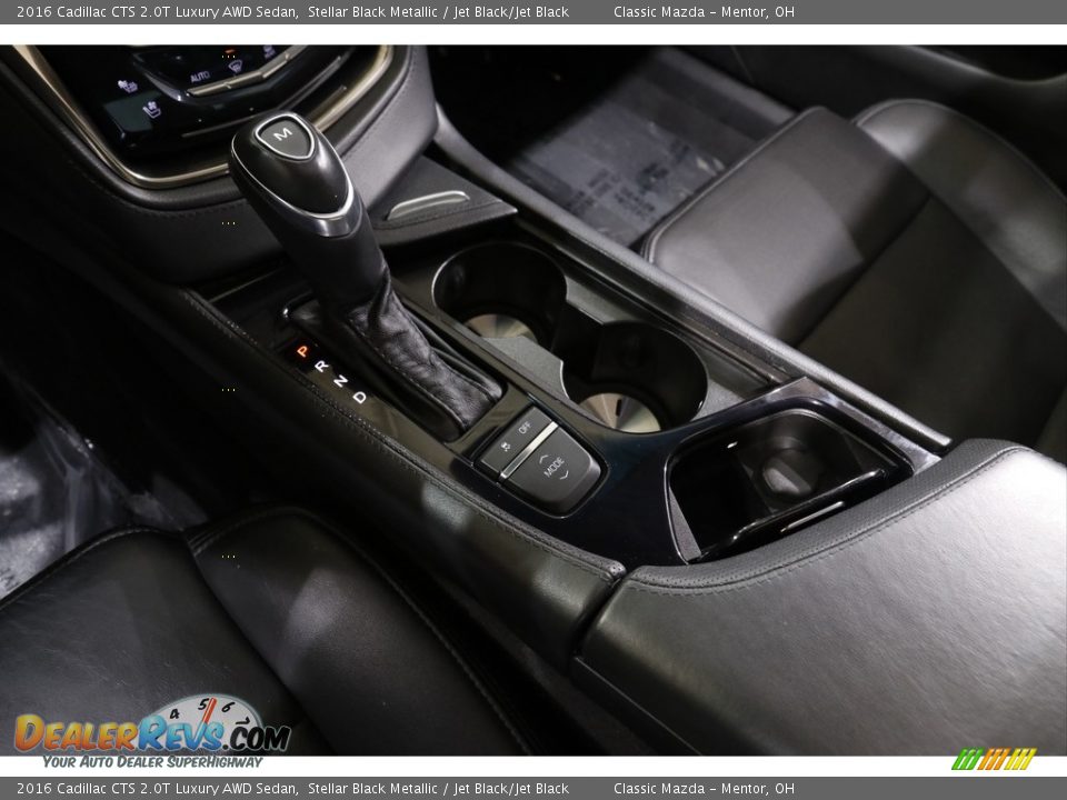 2016 Cadillac CTS 2.0T Luxury AWD Sedan Stellar Black Metallic / Jet Black/Jet Black Photo #15