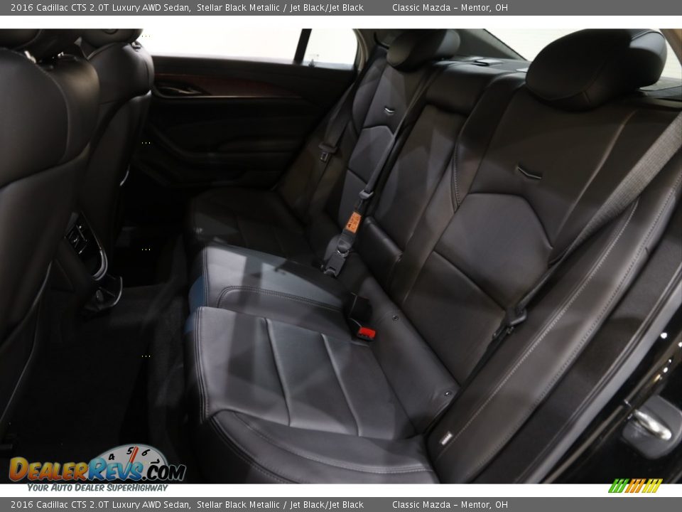 2016 Cadillac CTS 2.0T Luxury AWD Sedan Stellar Black Metallic / Jet Black/Jet Black Photo #18